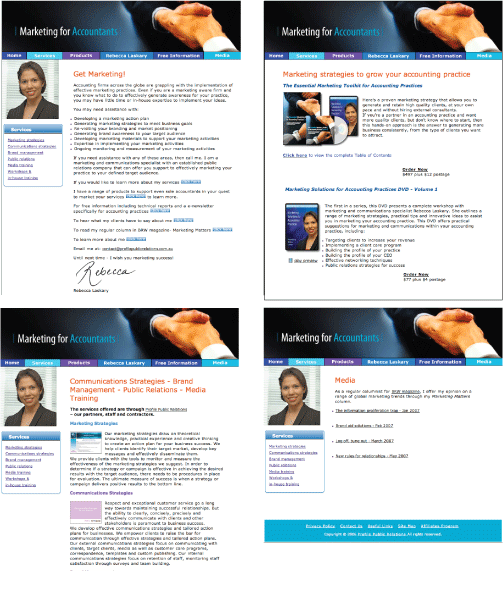 marketing for accountants samples